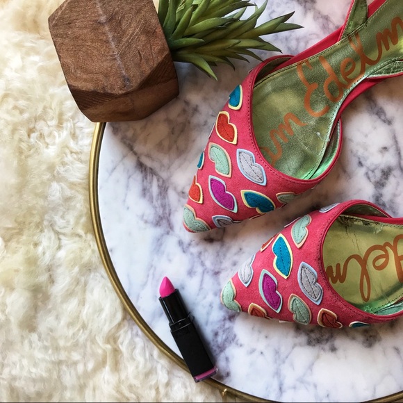 Sam Edelman Shoes - Sam Edelman • Lulu Lips Sling Backs